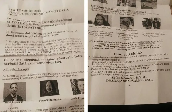 Mesajele Braşovului şi referendumul: „Mama nu e femeie şi tata nu e bărbat”