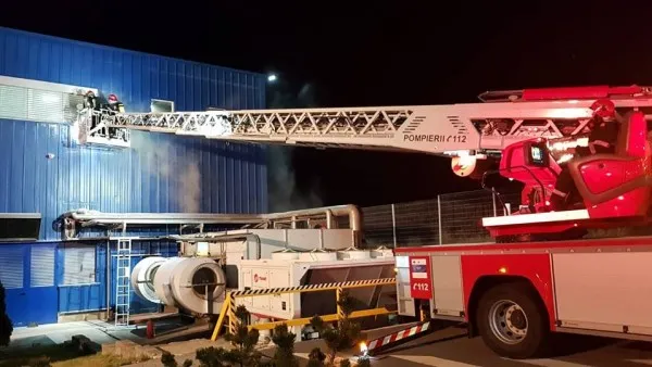 Incendiu la o fabrică de componente auto din Brașov