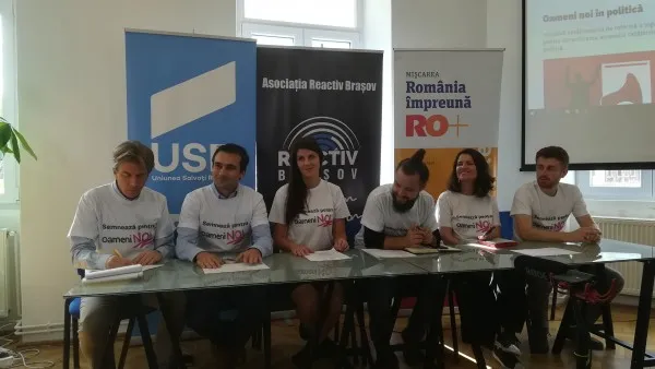 Braşovenii, invitaţi să semneze două tabele pentru alegerea primarilor în 2 tururi