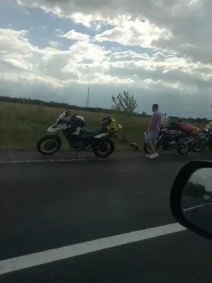 „Ceasul negru” de marți pentru un motociclist german
