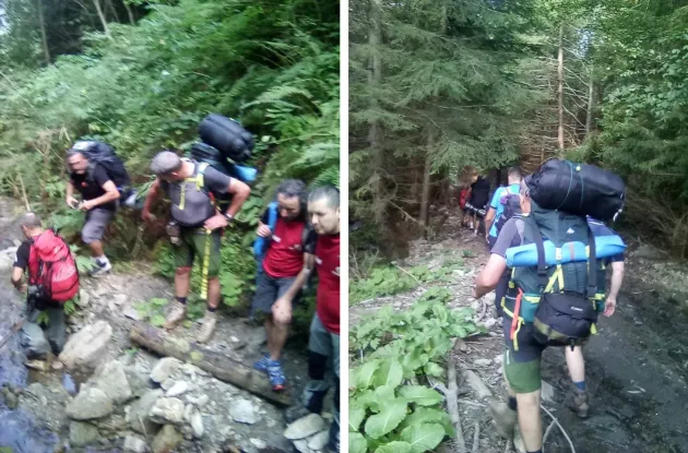 Turişti francezi, rătăciţi în Piatra Craiului