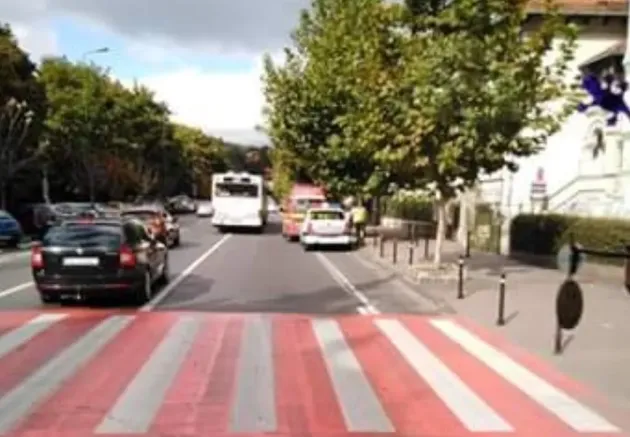 Criză convulsivă în urma unui accident rutier, la trecerea de la Primărie
