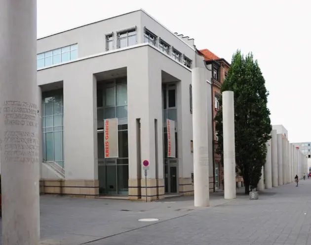 Artişti din Nurnberg la lucru, la Rectorat