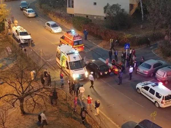 Victima accidentului de miercuri din Astra, un copil de 7 ani din Bucureşti, lăsat nesupravegheat