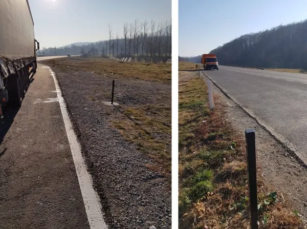 Secţia de Drumuri Braşov a declarat „dispărute” coşurile de gunoi din cinci parcări de pe DN1