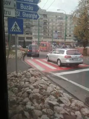 Accident „pieton în fugă, maşină în viteză”, la Făget
