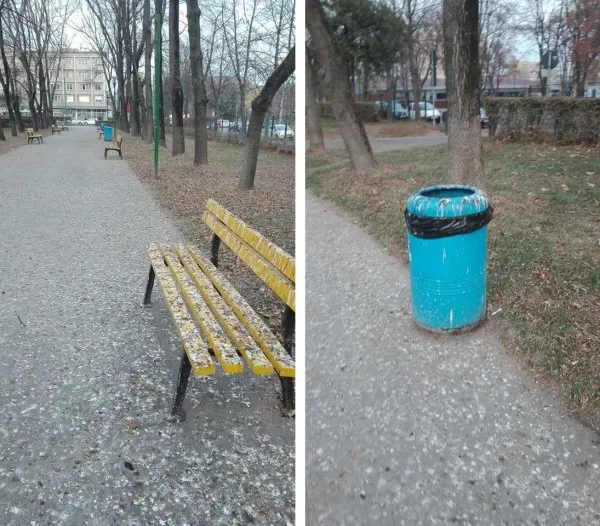 Parcul Tractorul a fost deja „ornat” în aşteptarea Crăciunului 