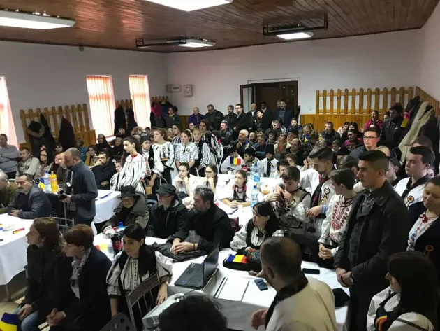 Participant la Marea Unire, Ioan Drăghici a fost declarat cetăţean de onoare al Jibertului