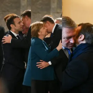 Iohannis, Merkel, Macron