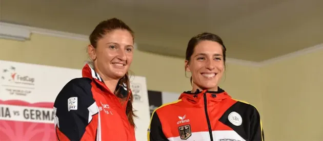 Andrea Petkovic s-a prăbuşit pe teren în meciul cu Begu