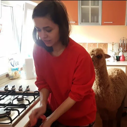 Godină i-a luat soției animal de companie. O capră „de Anzi”