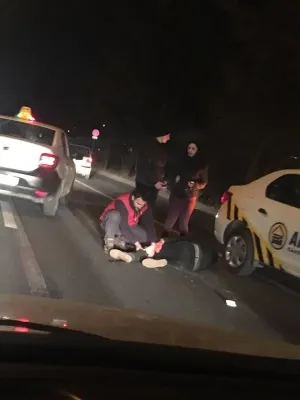 Pieton „doborât” la pământ pe strada Buzeşti