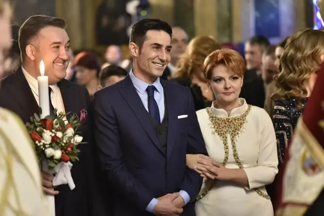 Lia Olguţa Vasilescu şi Claudiu Manda s-au căsătorit şi religios duminică, la Craiova