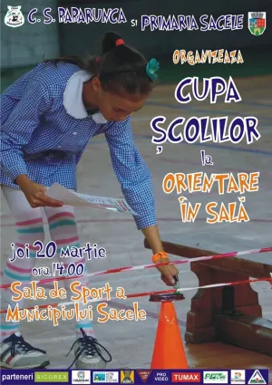 Cupa Şcolilor la Orientare în sală, la Săcele