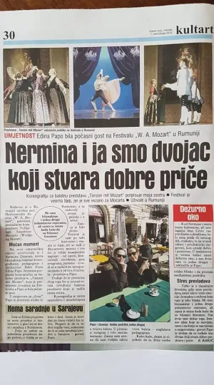 Experienţa „Mozart” de la Braşov, în ziarele din Sarajevo