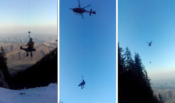 Trupul unui turist mort, recuperat cu elicopterul din Piatra Craiului