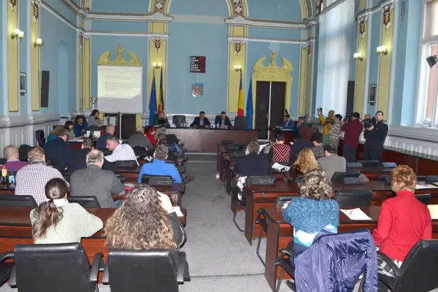 Un nou sistem de vot şi sonorizare la CJ. Şedinţele vor putea fi transmise live cu ajutorul noilor echipamente