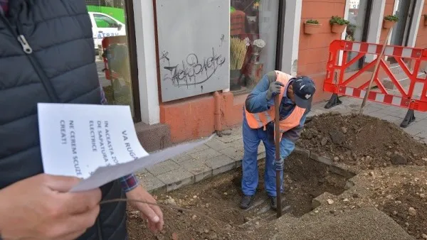 Electrica preia în şantier Bulevardul 15 Noiembrie