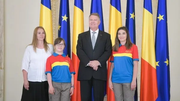 Special Olympics: Două braşovence, felicitate de preşedintele Klaus Iohannis