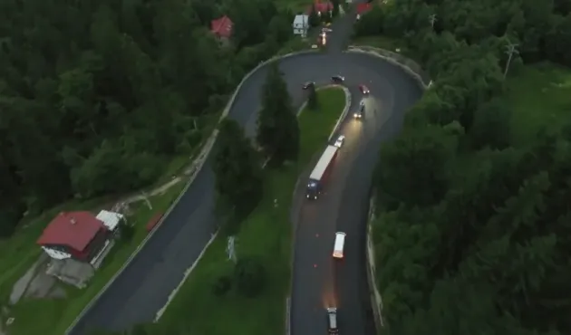 Cu drona se circulă bine pe DN1