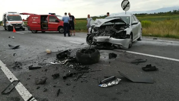 O familie din Israel, accident grav pe DN 1