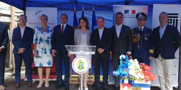 Ziua Franţei, cu ambasadorul Franţei la Braşov. Recepţia aniversară a avut loc la Bastionul Ţesătorilor