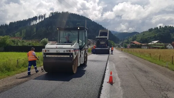DN 73A a intrat în asfaltare