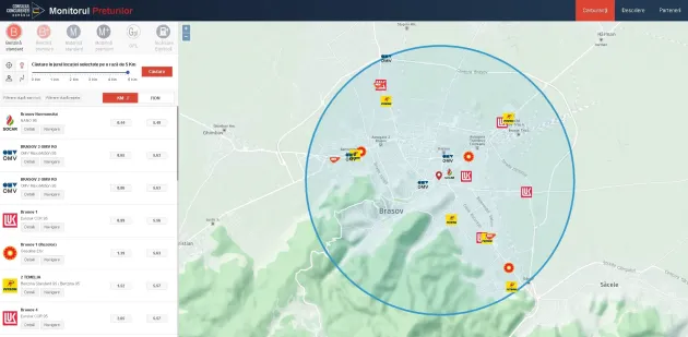 Consiliului Concurenţei îţi spune unde sunt cei mai ieftini carburanţi
