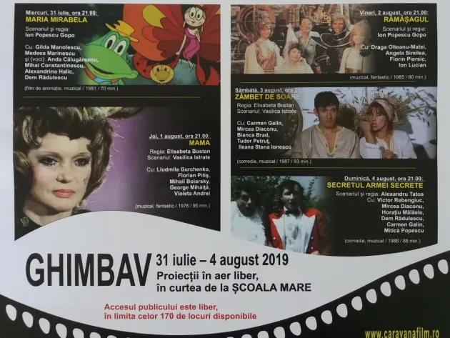Caravana Filmului Românesc ajunge la Ghimbav
