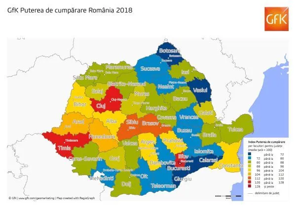 Braşovul, unul din judeţele cu puterea de cumpărare peste medie
