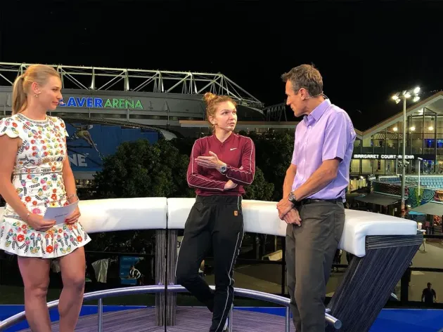 Simona, preferata lui Schett la emisiunile Euro Sport