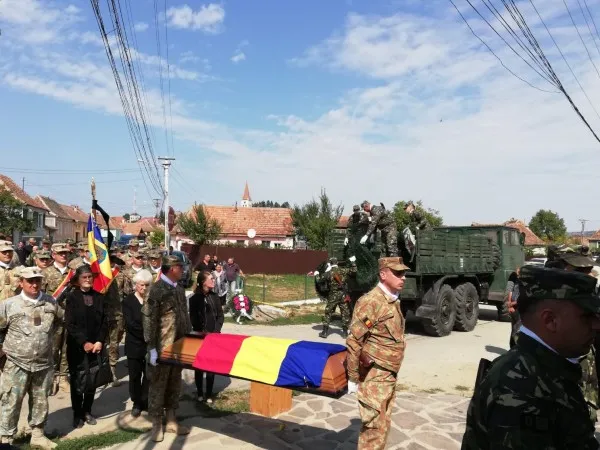 Ioan Cristea, ultimul erou din Cincu, înmormântat cu onoruri militare