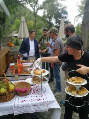 La plăcinte, înainte! La Castelul Bran