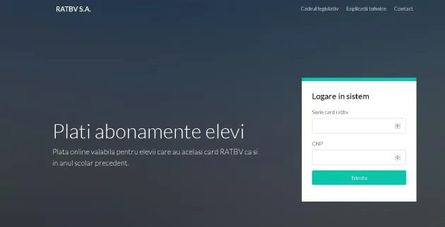 RATBV a deschis „casieria online” pentru abonamentele şcolare