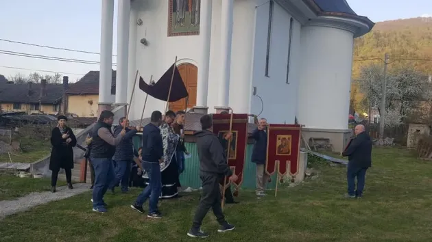 Hram la biserica din Dâmbu Morii, azi