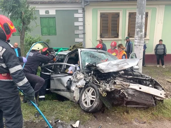 Accident cu patru victime în Bod Sat