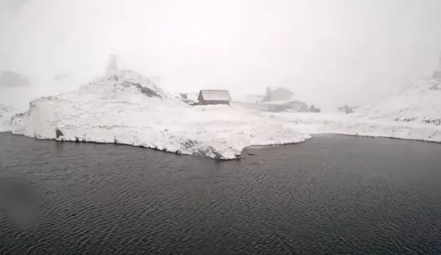 Peste 20 de centimetri de zăpadă la Bâlea Lac 