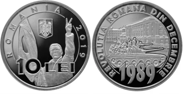 BNR a lansat trei monede cu tema Revoluţiei Române din Decembrie 1989