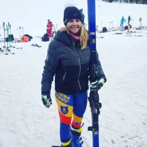 Ania Caill a terminat pe doi cursa de Super G de la Pila