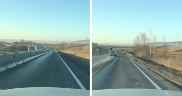 Atenţie, inconştient pe contrasens!