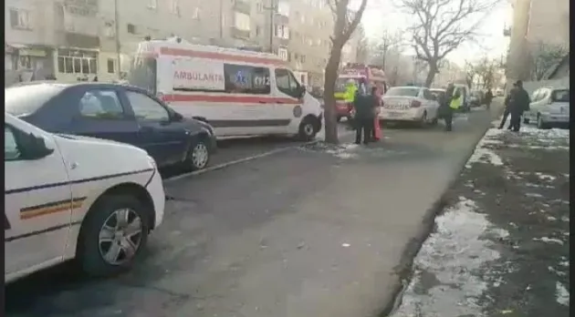 Două persoane accidentate pe Bulevardul Unirii din Făgăraş