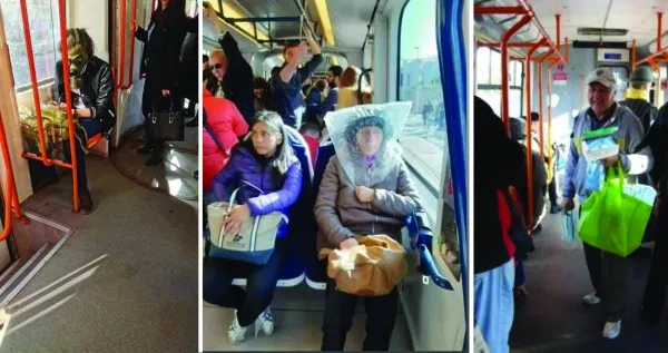 Braşovenii, atitudine corectă faţă de coronavirus. Care a fost  „temperatura” străzii, ieri, în oraş