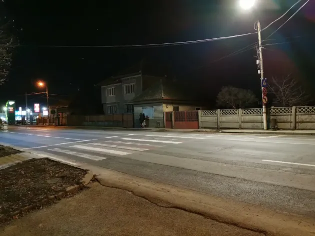 Treceri iluminate cu sisteme LED pe DN 1, în Făgăraş
