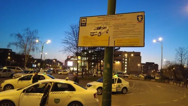 Companiile de taxi din Braşov nu şi-au suspendat activitatea!