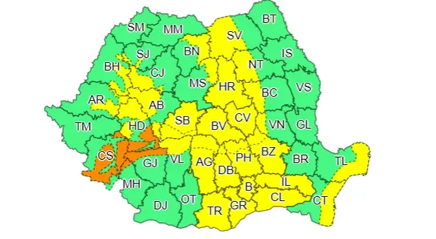 Se prelungeşte codul de viscol