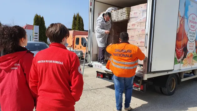 Sediul Secţiei de Drumuri Naţionale Braşov, depozit pentru Crucea Roşie