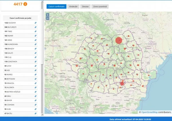 18 de cazuri confirmate cu noul coronavirus, la Braşov, în ultimele 24 de ore. Total 156, coborâm pe locul 7