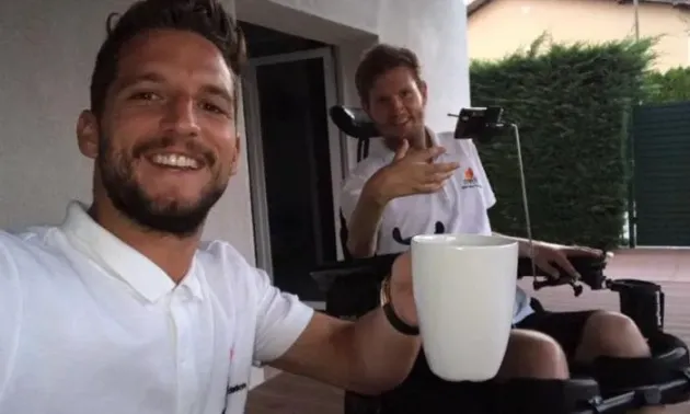 Belgianul Dries Mertens, impresionat de proiectul 
lui Neşu, de la Oradea