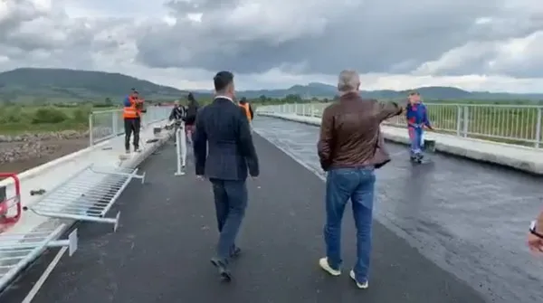 Podul de la Crihalma, aproape gata 