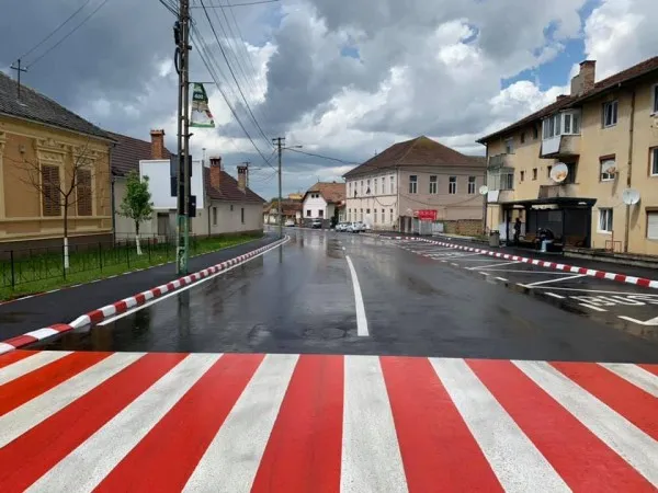Asfalt de primăvară la Săcele 